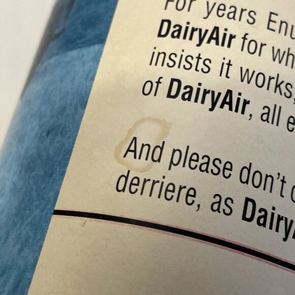 DairyAir Can of Air Sealed Enumclaw WA Chamber of Commerce Vintage Smell Of RARE - Picture 9 of 10